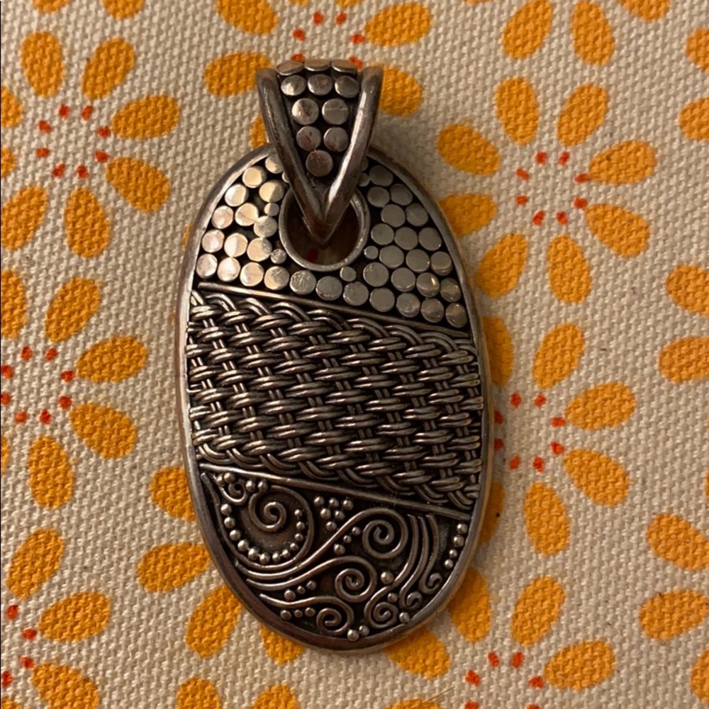 Vintage silver necklace pendant